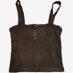 Brandy Melville dark wash tank top